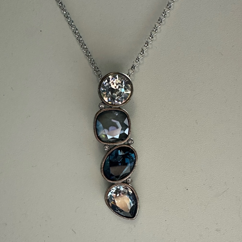 Touchstone Crystal Oblique Crystal Pendant